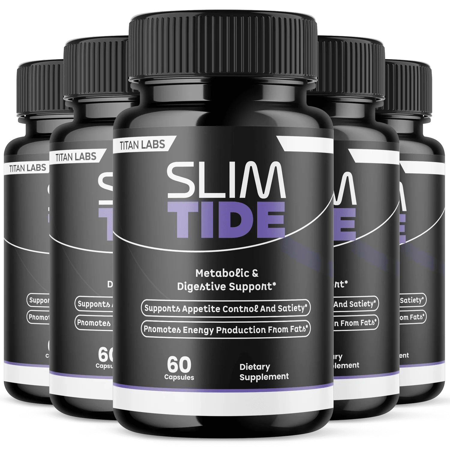 SlimTide® 6 bottle pack — 180-day energy and metabolism support supply